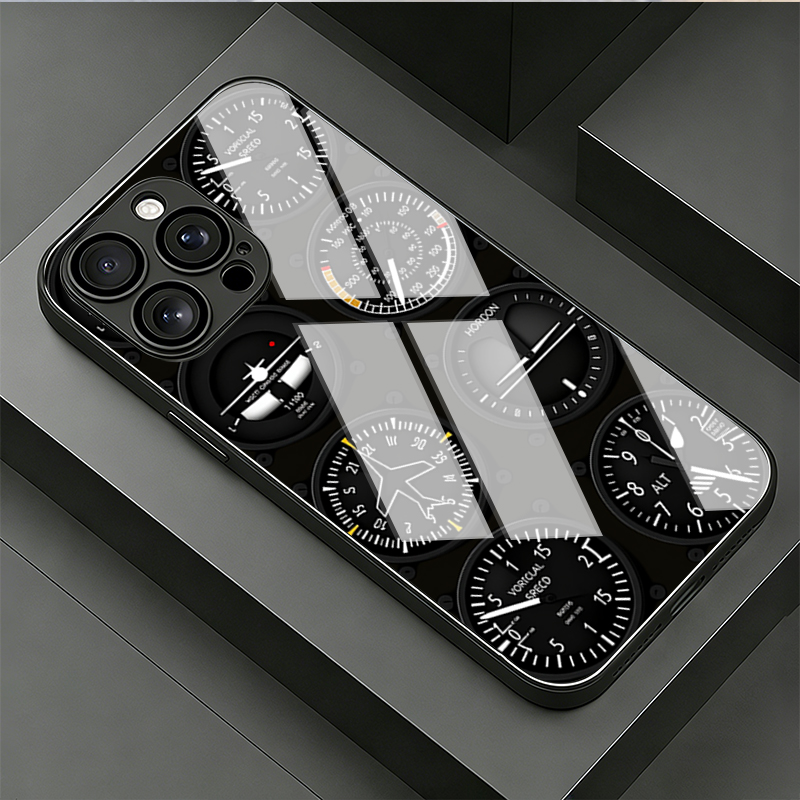 Aviation Instruments Tempered  - Phone Cases Aviation 评论和价格