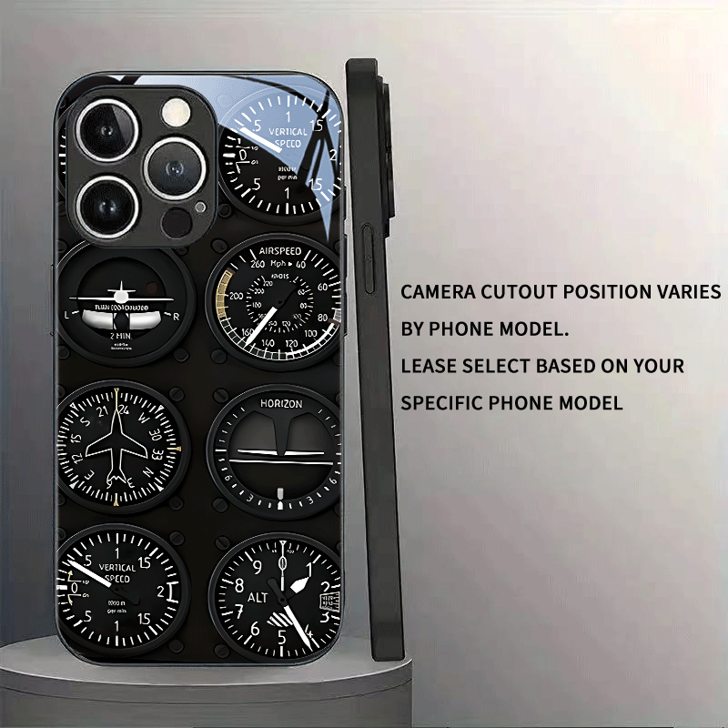 Aviation Instruments Tempered  - Phone Cases Aviation 评论和价格