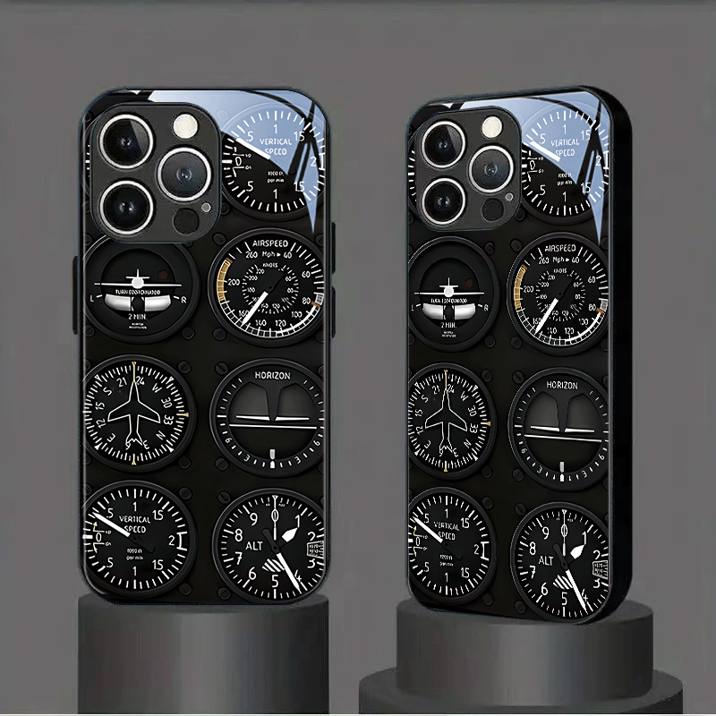 Aviation Instruments Tempered  - Phone Cases Aviation 评论和价格