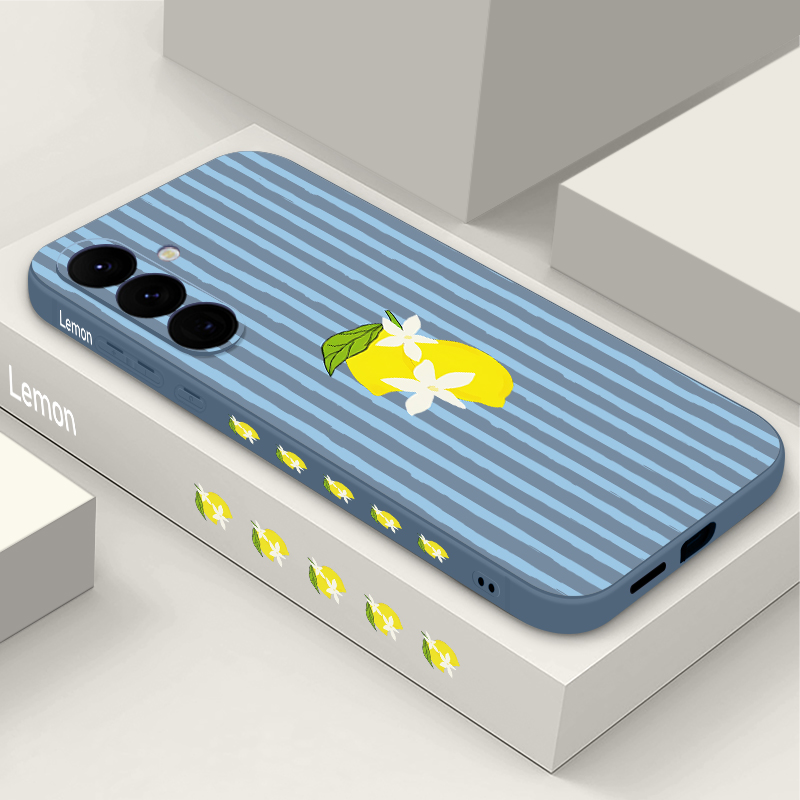 Stripe Lemon Print TPU Phone C - Phone Cases Galaxy A17 评论和价格