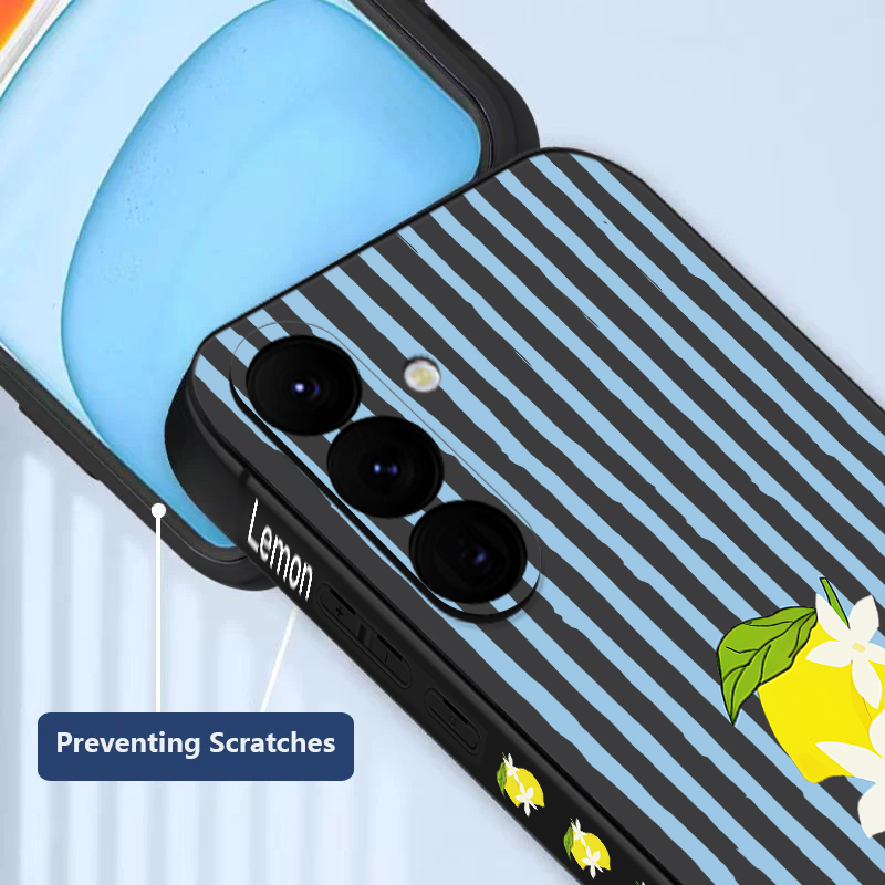 Stripe Lemon Print TPU Phone C - Phone Cases Galaxy A17 评论和价格