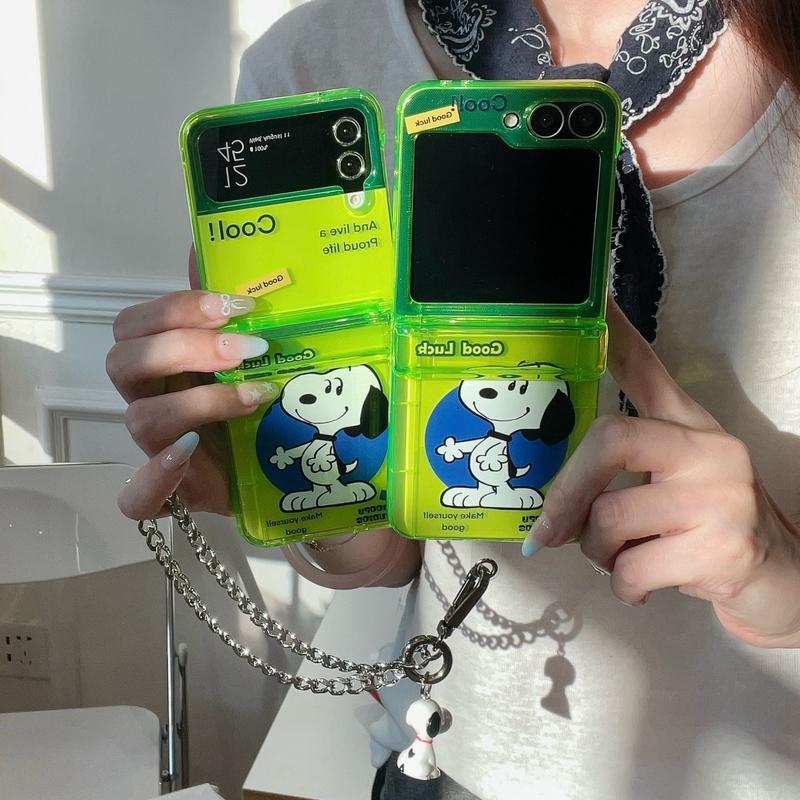 Cute Cartoon Peanut Snoopy Flu - Phone Cases With Wallet 评论和价格