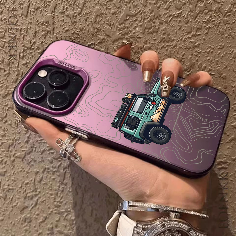 Simple Car Pattern Phone Case  - Phone Cases Online 评论和价格