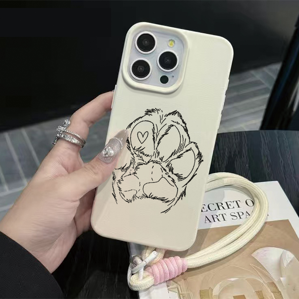 Amiable Dog Paw Beans INS Hand - Phone Cases With Straps 评论和价格
