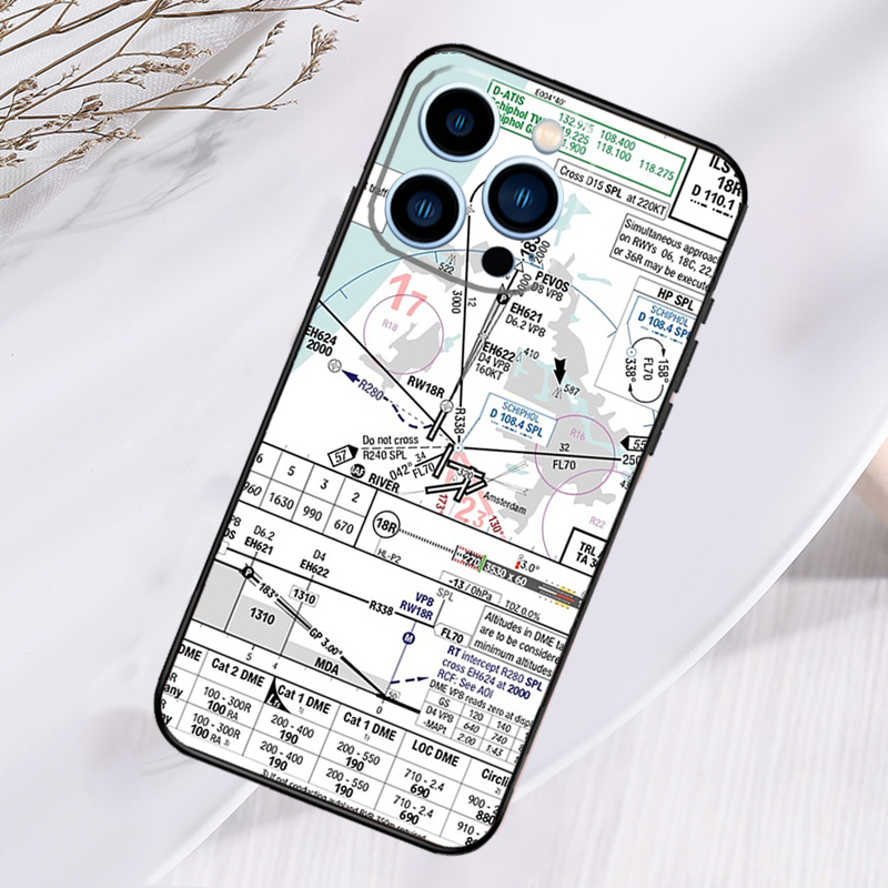 Aviation Chart Accessories Air - Phone Cases Aviation 评论和价格