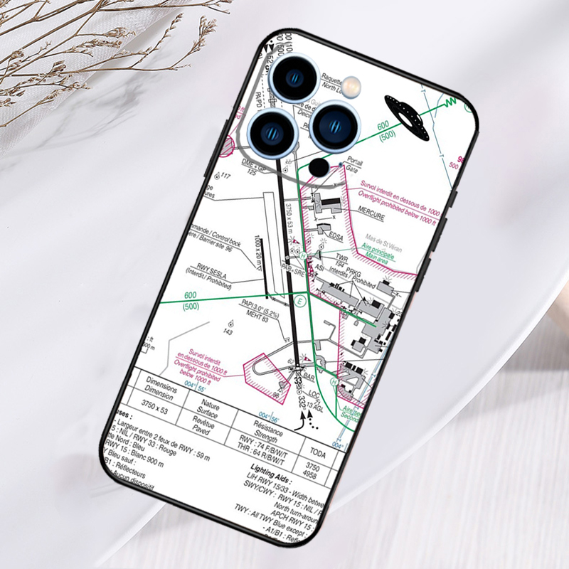 Aviation Chart Accessories Air - Phone Cases Aviation 评论和价格