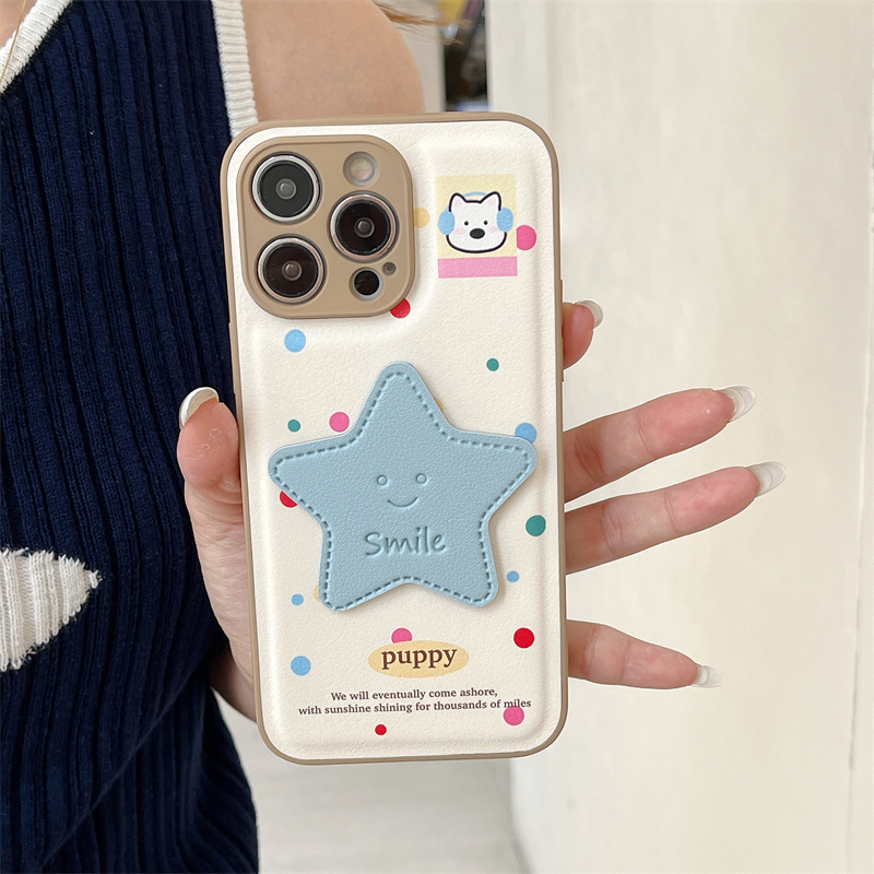 Color Polka Dot Cute Star Phon - Phone Cases With Straps 评论和价格