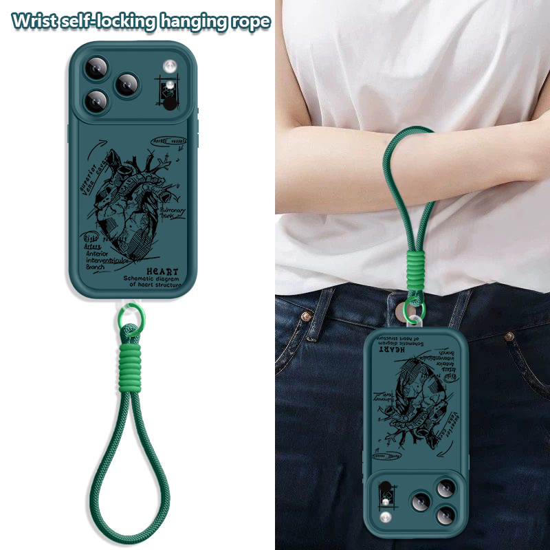 Creative Heart Model Pattern L - Phone Cases With Straps 评论和价格