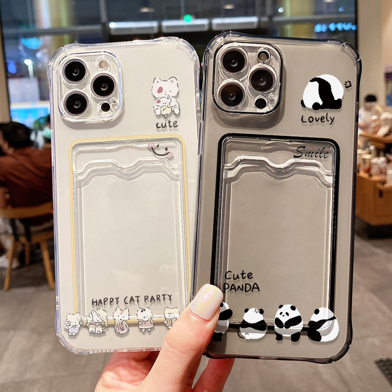 Cute Black Cat Phone Case For  - Phone Cases With Wallet 评论和价格