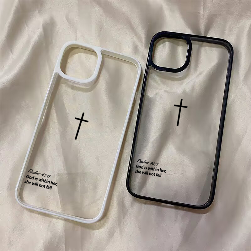 Trendy Cross and Bible Verse T - Phone Cases Trendy 评论和价格