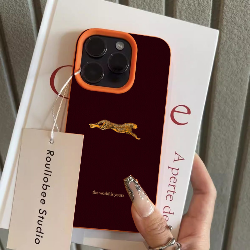 Minimalist Leopard Running Pat - Phone Cases Trendy 评论和价格