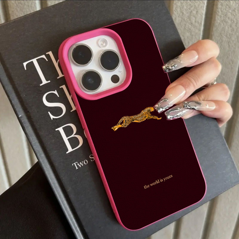 Minimalist Leopard Running Pat - Phone Cases Trendy 评论和价格