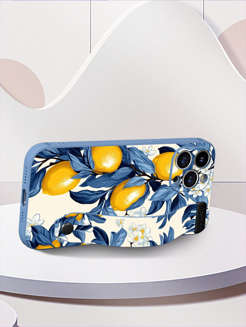 Fruit Lemon Colorful Star Flow - Phone Cases With Straps 评论和价格